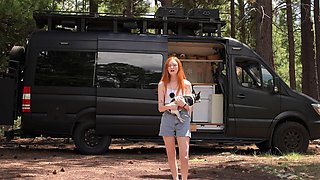 Stepsister shows off new van on her vlog