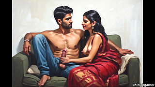 Desi indian husband big cock fucking his wife hardcore rough indian couple sex