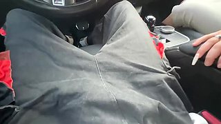 Amateur Teen Darcy Dark Gives Real Blowjob While Driving Car