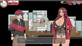 Spooky Milk Life - Hentai game - gameplay part 1 - big tits - milf