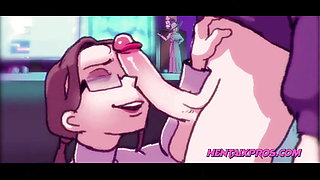 Step mom sucks gamer teens huge cock - Cartoon