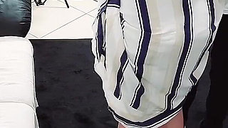 The Maid Was Punished with Slaps and Deep Oral Sex