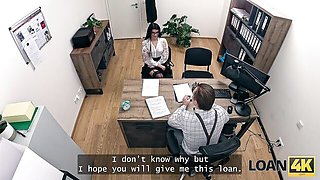 Cheerful Stanley Johnson at hot brunette dirt