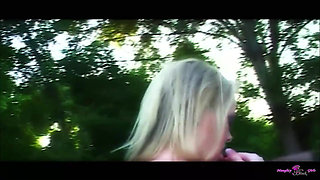 Blonde Hottie Amber Peach Wants to Prove Herself as Good Slut by Riding a BBC