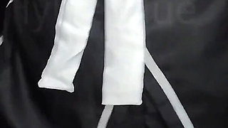 Otaku with Rem Cosplay Gets Fucked Without a Condom Part 1