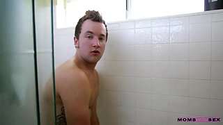 Crazy step-mom cant keep her beaver to herself