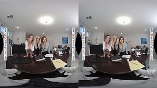 BRIDGETTE B., KARMA RX & KRISSY LYNN FUCK YOU IN A VR ORGY!