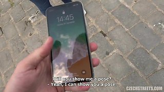 Czech Streets 114 The shiest girl ever