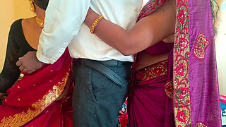 Housewifes threesome roleplay fucking