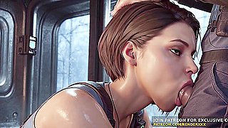 3d Animation : Resident Evil Blowjob Doggystyle Fucked Uncensored Hentai - Jill Valentine