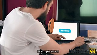 Mature4k. red haired haven't had porn for a while and controlled to seduce her neighbour