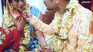 Desi Newly Married Bhabhi Ji Fucked by his brother in law before her Husband comes for Suhagraat ( Full Movie )