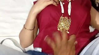 Desi South Indian Bhabhi Vamika Hardcore Fuck with Lover - Homemade Tamil Sex Moaning