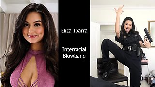Eliza Ibarra Interracial Blowbang