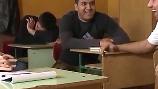 Sexy Students Flirts with Hot Teacher, Blowjobs and Fucks Hard Compilation