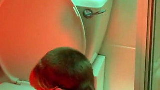 Lesbian Toilet Licking, Pee & Head Flushing Humilation
