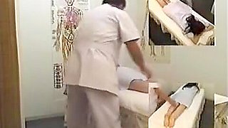Big fanny Japanese exposed in voyeur massage video