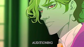 HARLEY QUINN SUCKS JOKER'S HUGE COCK DURING THERAPY. HENTAI ANIMATION