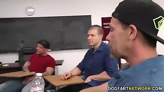 Chanell Heart In Black Gets Her Boobs Covered In Sperm