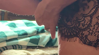 Couple Masturbate Together Watching Porn