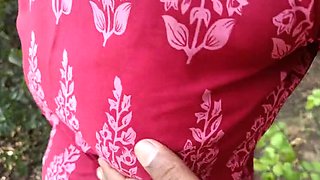 Indian Aunty Outdoor Blowjob with Palani69 and Laxi Ammu - Homemade 4K Fuck