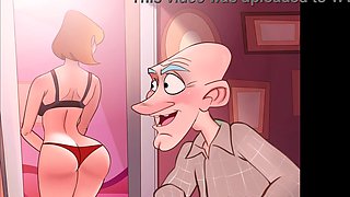 Controversial animation! Taut lil' fuckbox couldn't treat the elder stud's phat salami!