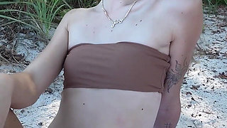 Hot Day at the Beach with Stepsis