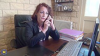 Secretary Is Being Fisted And Fucked By Her Boss In The Office