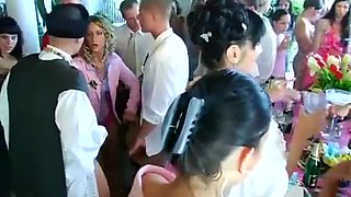 Bride wedding orgy