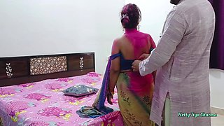 Holi XXX Outdoor Fucking With My Friends Step Sister