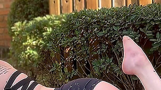 DP with Toy in the Garden