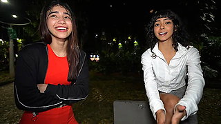 Public Pickup - We Met Her in a Park and Made Her Join a Threesome