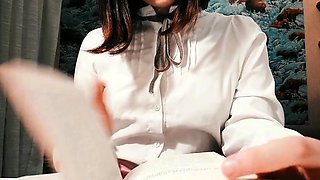 Lustful Russian Schoolgirl's Solo Session