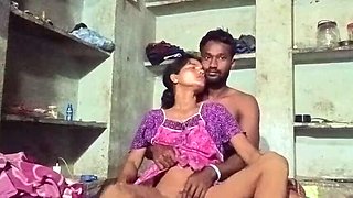 Indian College Girl 18 Year Old Fucks Boyfriend in Bedroom - Big Tits, Tight Pussy, Doggy Style & Blowjob HD