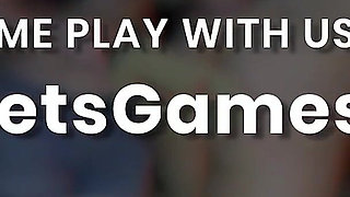 A Game of Strip Bottle with Three Teasing Lesbians