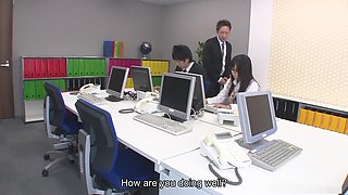 Mikuru Mio fucked in holes at a job interview