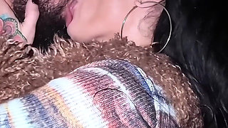 Horny Slut Bianca Bailee Rough Riding BBC in Park-n-ride