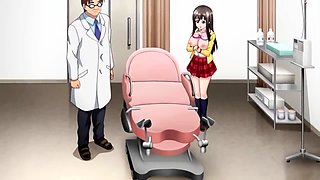 Hentai teen with big boobs gets drilled by a perv doctor