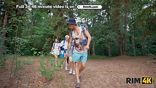Rim4k. two chicks 1 cleanup. hot fetish sex with kioto & Funky Town