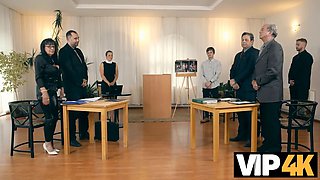 Vip4k. contempt and schlong in court