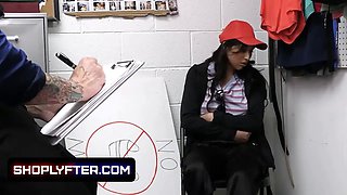 Shoplyfter - nice babe gets caught shoplifting and taken for cavity search by the security