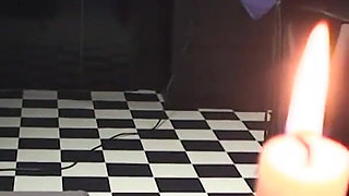 Young dominatrix Eva uses 2 slaves perverted