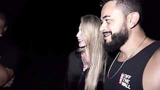 We cheated on our hubbies and the fellows banged our bums. 2 horny, good-sized-assed married chicks went for a walk, faced studs, and cheated on their cuckolded hubbies with them in the street. The cheating has no idea.