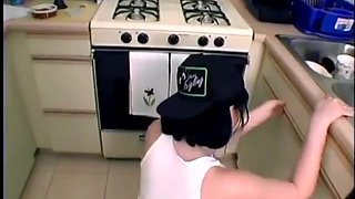 Sexy plumber swallows hot big ass vintage