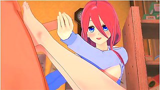 Hentai Anime In Quintessential Quintuplets Sex Orgy 2