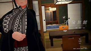 Hentai Game - Fucking My Beautiful Wife in the Japanese Inn