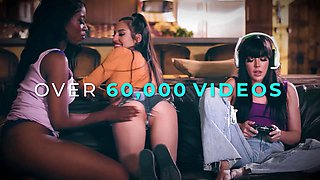 Twenty one sextury - cool Angie Lynx & adelle sabelle lesbian dildo play