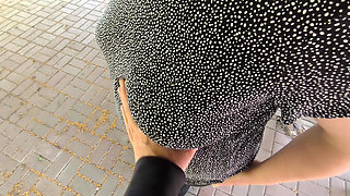 Tit and Vagina Slapping on Picnic Table