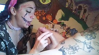 British brunette young amateur blowjob