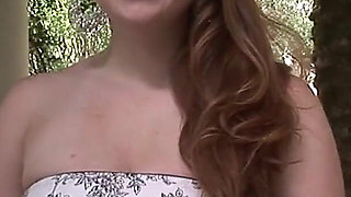 Big Natural Tits Exposed on a Local College Campus